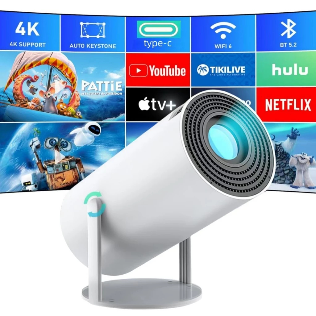 HY300 PRO Projector 4K Ultra HD Wide screen Mobile wireless connection ...