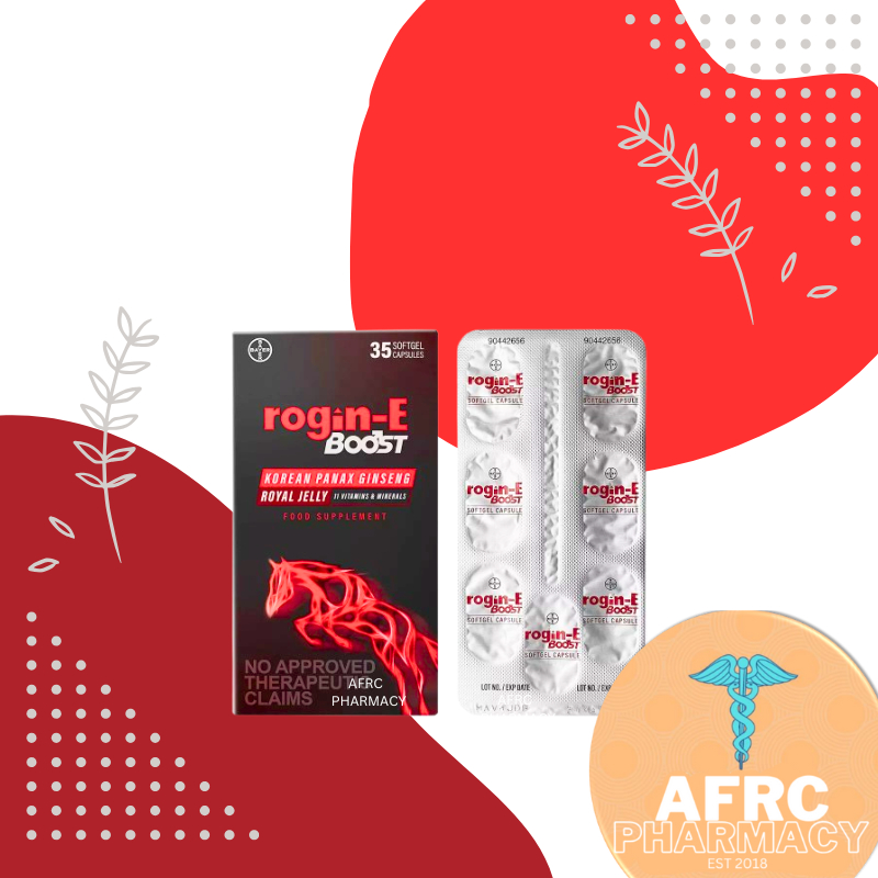 Rogin E Boost Vitamins and Mineral Softgel Capsule Box of 35s | Shopee ...