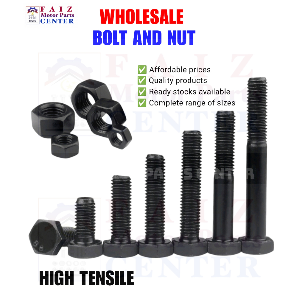 10sets. HIGH TENSILE 3/8x3/4 inch up to 3/8x4 inches (#14 sa yabe/tools ...