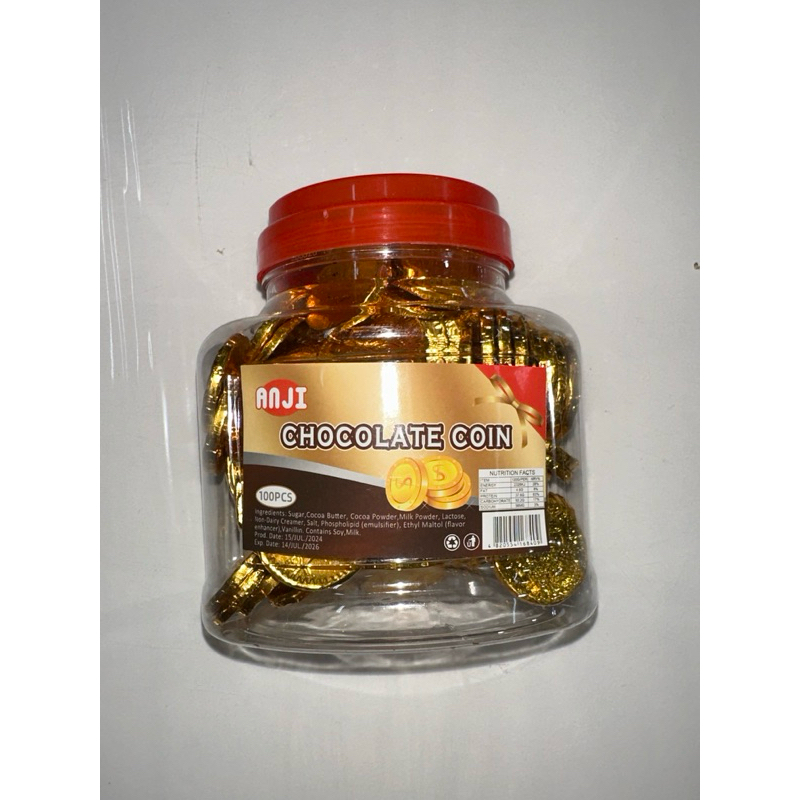 CHOCOLATE COIN 100 pcs | Shopee Philippines