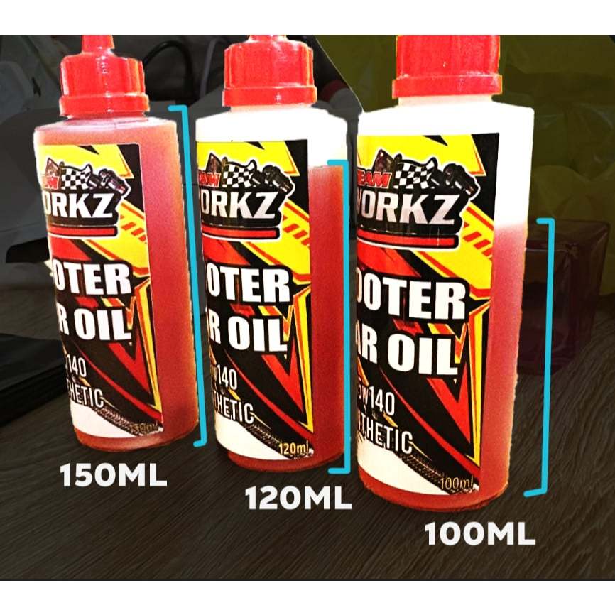 Kworkz Gear Oil 85W-140 Fully Synthetic API GL-5 With Free Team K-Workz ...