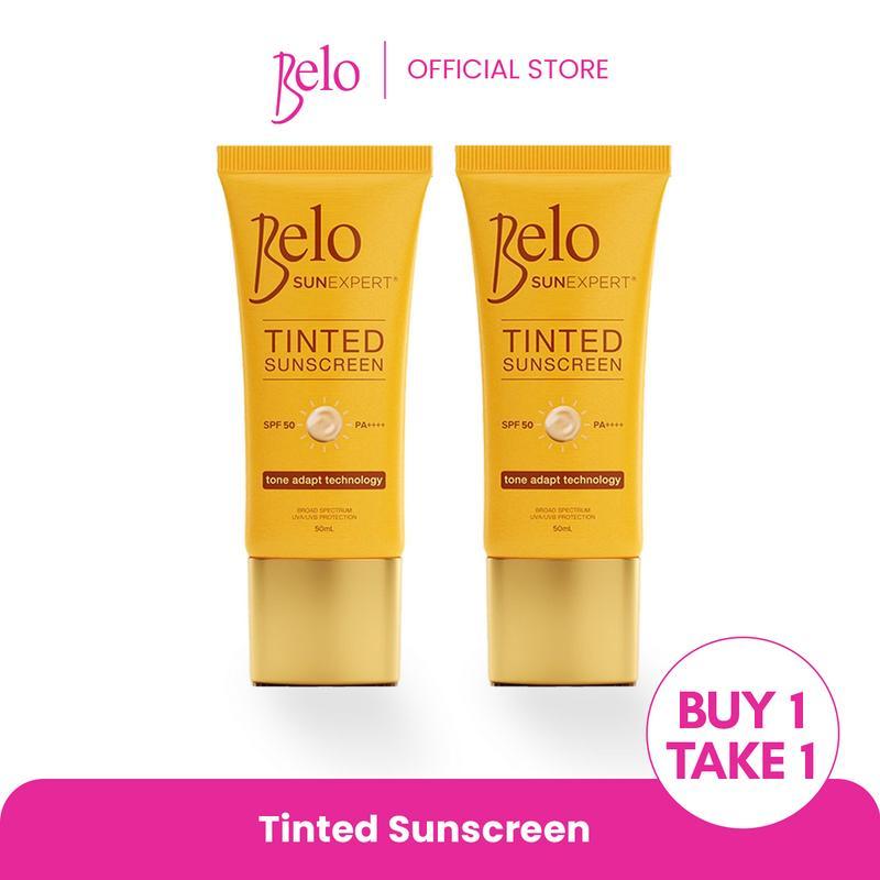 Belo SunExpert Tinted Sunscreen SPF50 PA++++ 10mL/50mL Buy 1 Take 1 ...