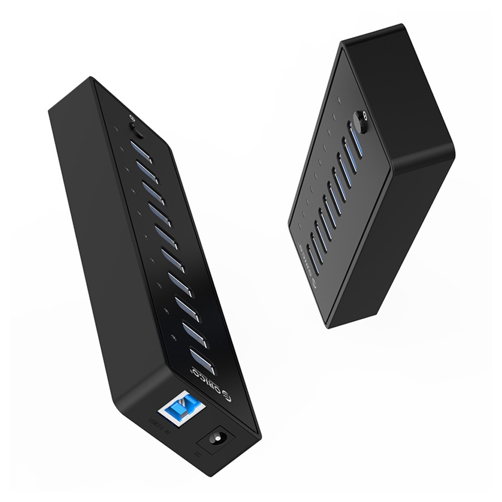 ORICO USB 3.0 / 2.0 10-Port Expansion Hub with Power Supply for PCs ...