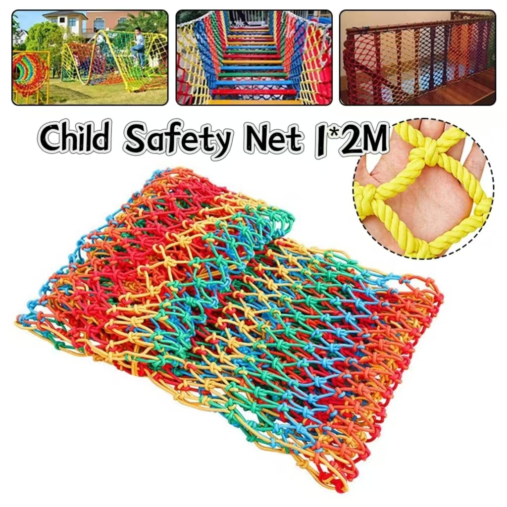 1x2m Nylon Rope Net Child Safety NetGarden Fence Protective Net Balcony ...