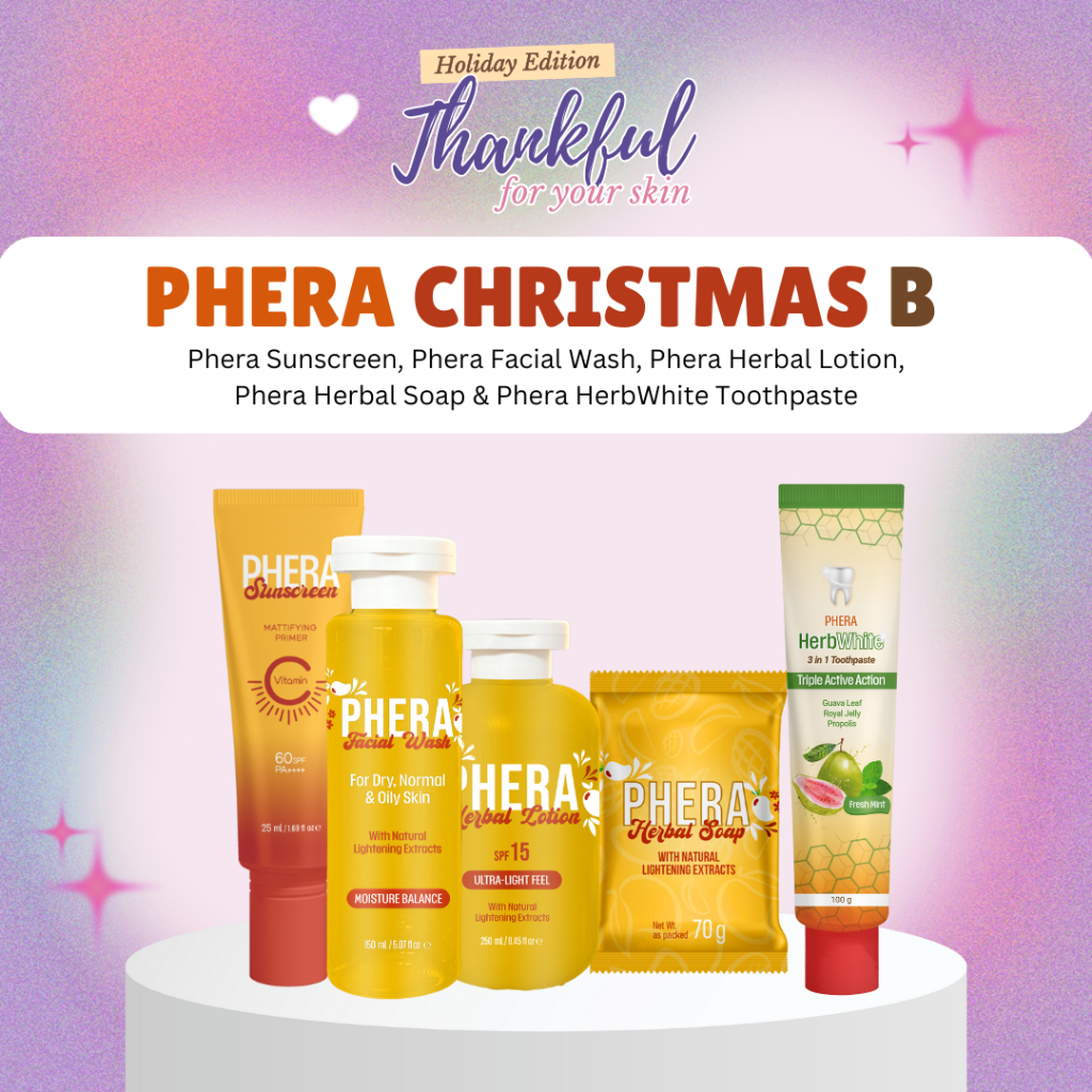 Mixtrue Beauty Phera Christmas B Bundle - Sunscreen | Soap | Toothpaste ...
