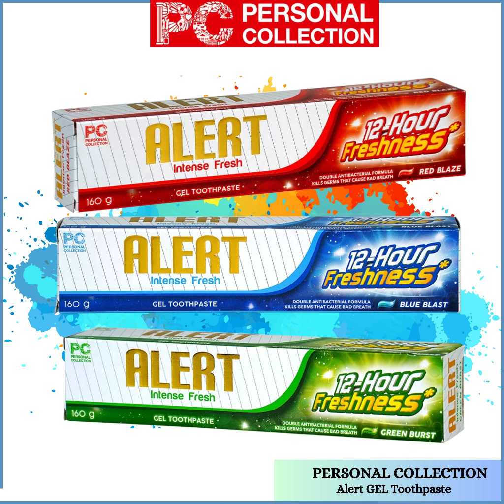 Personal Collection Alert Gel Intense Toothpaste 12Hrs Freshness ...