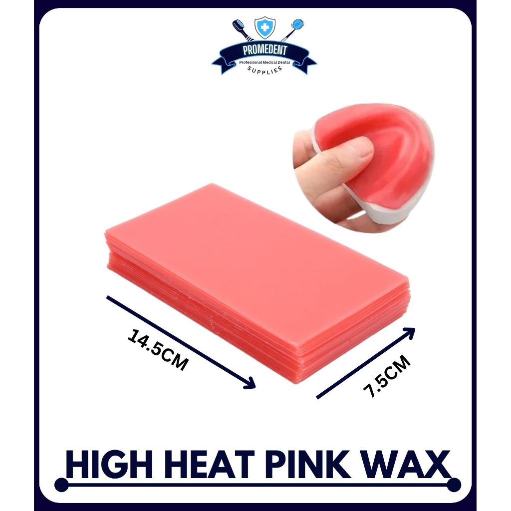 Dental High Heat PINK Wax For Modelling ( Lab Base Plate ) | Shopee ...