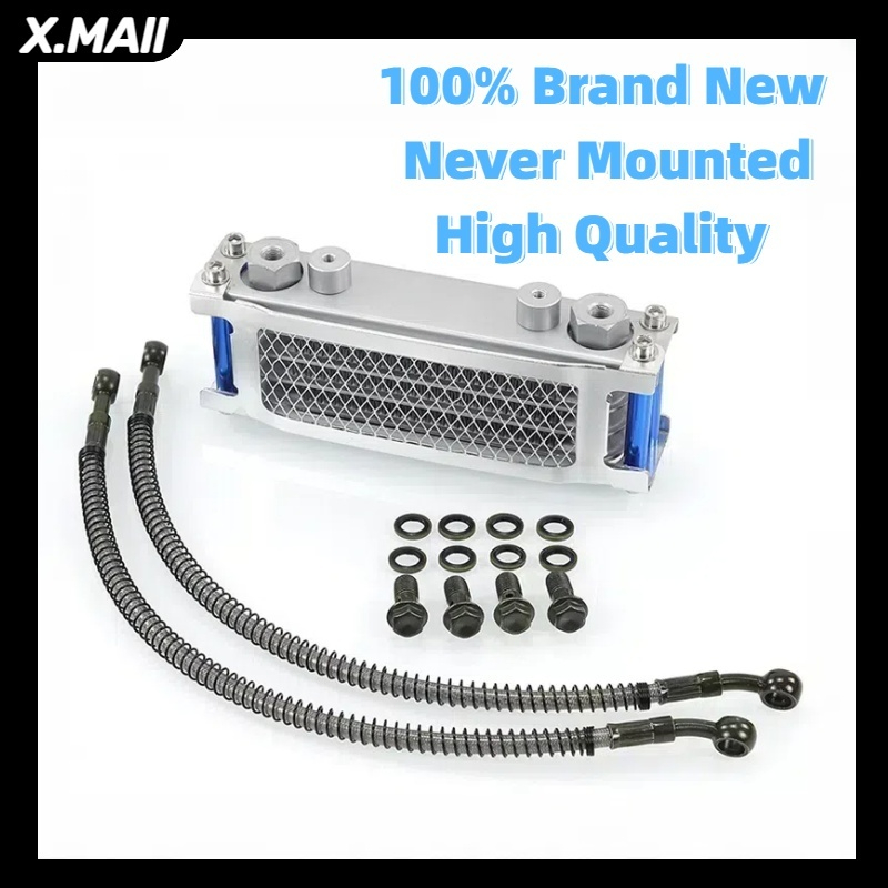 Universal Cooling Radiator Motorcycle Engine Oil Cooler for Motorbike ...