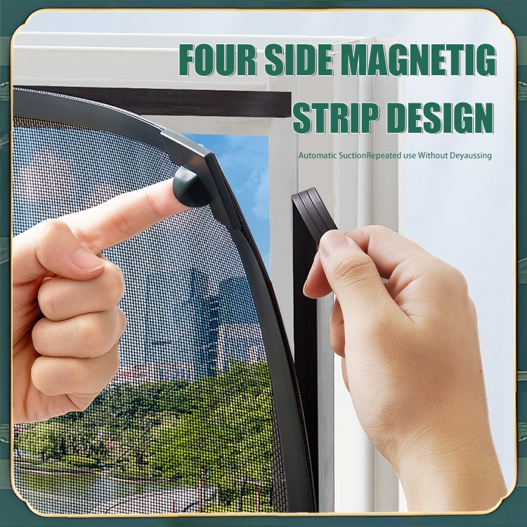 【COD】Magnetic Screen Window DIY Magnetic Window Screen with Frame ...