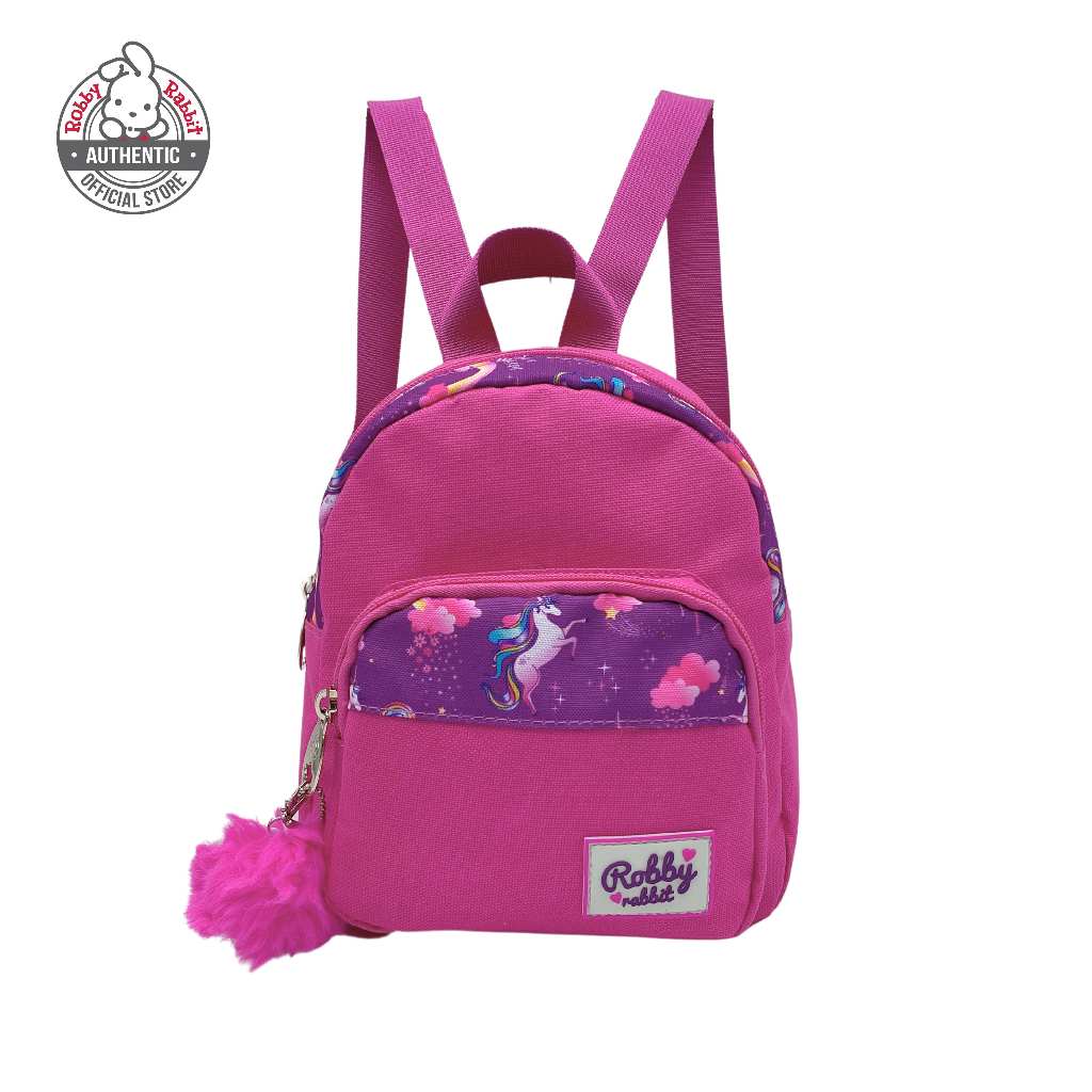 Robby Rabbit Fantastic Friends 9-Inch Backpack (Unicorn, Pink) | Shopee ...