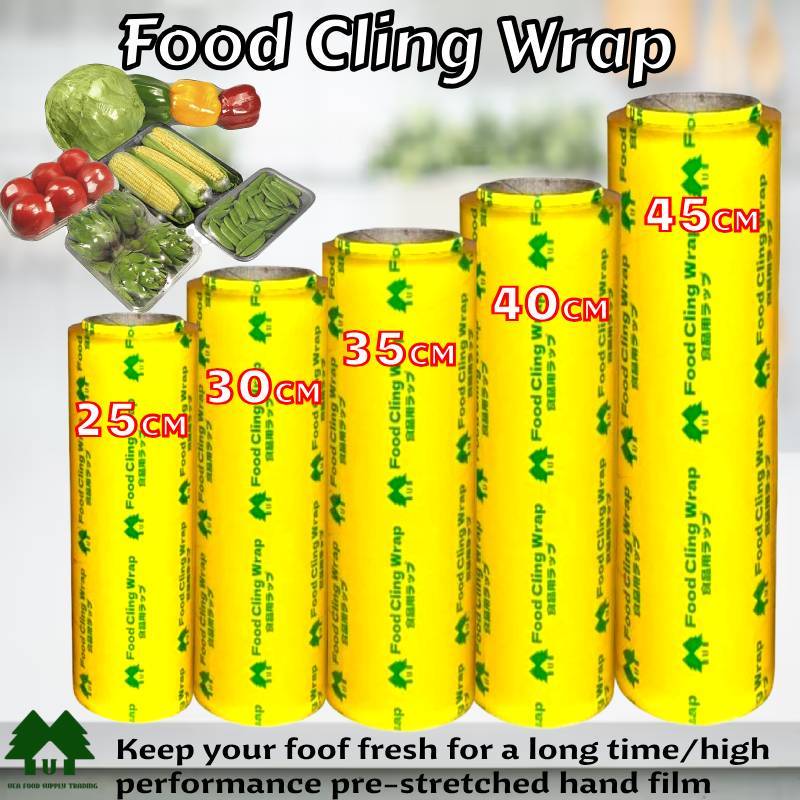 Cling Wrap Food Wrap For Food (300 & 500 meters) ROLL Food Grade Food ...