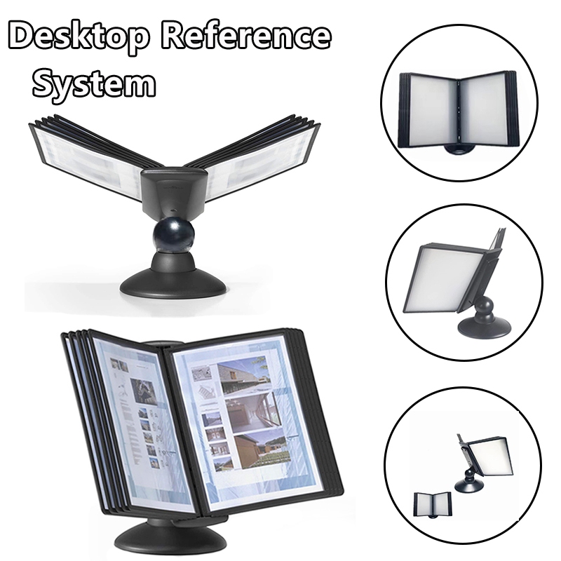 A4 Desktop Reference System 360° Rotating Display Folder Display file ...
