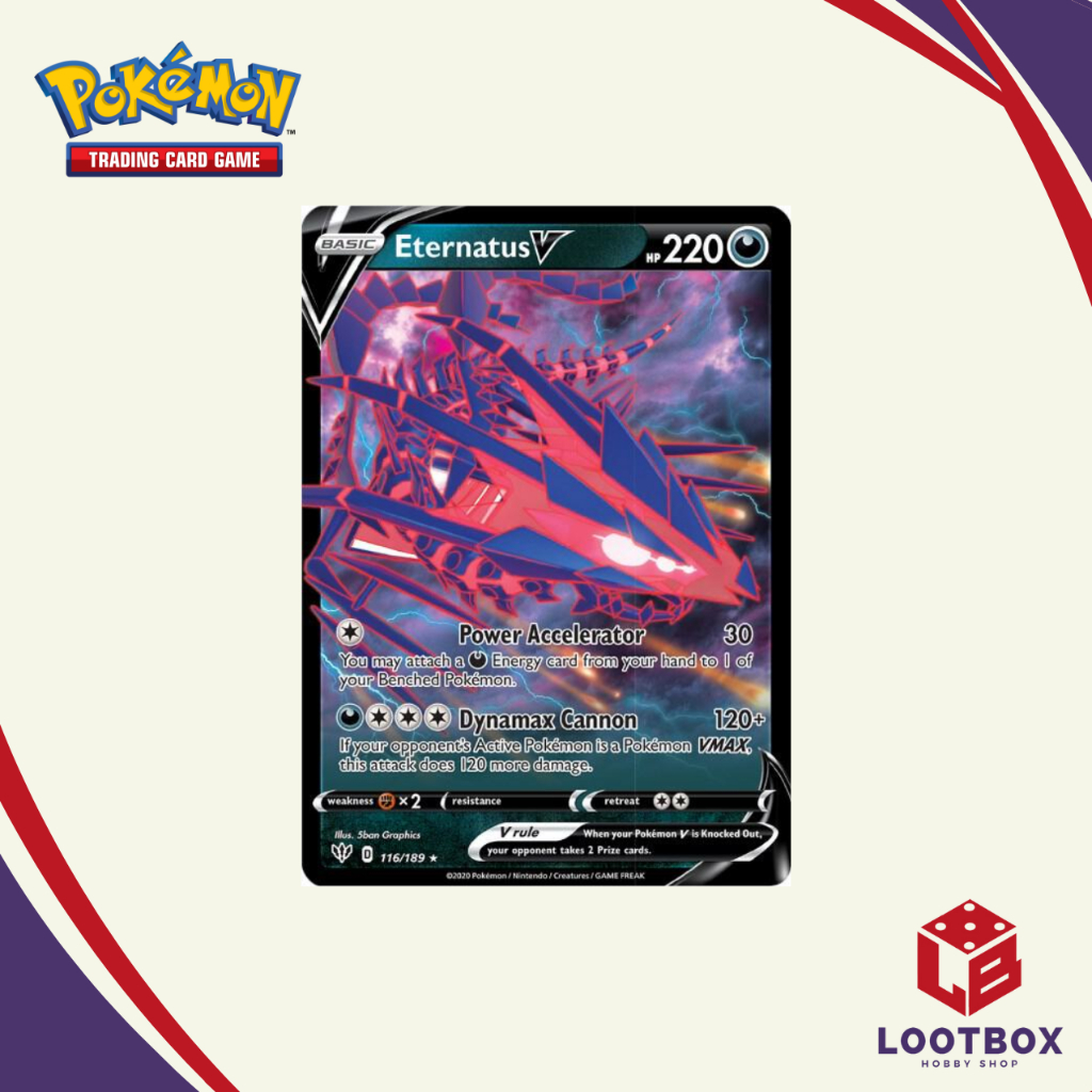 pokemon eternatus v card Sword & Shield: Darkness Ablaze main image 0