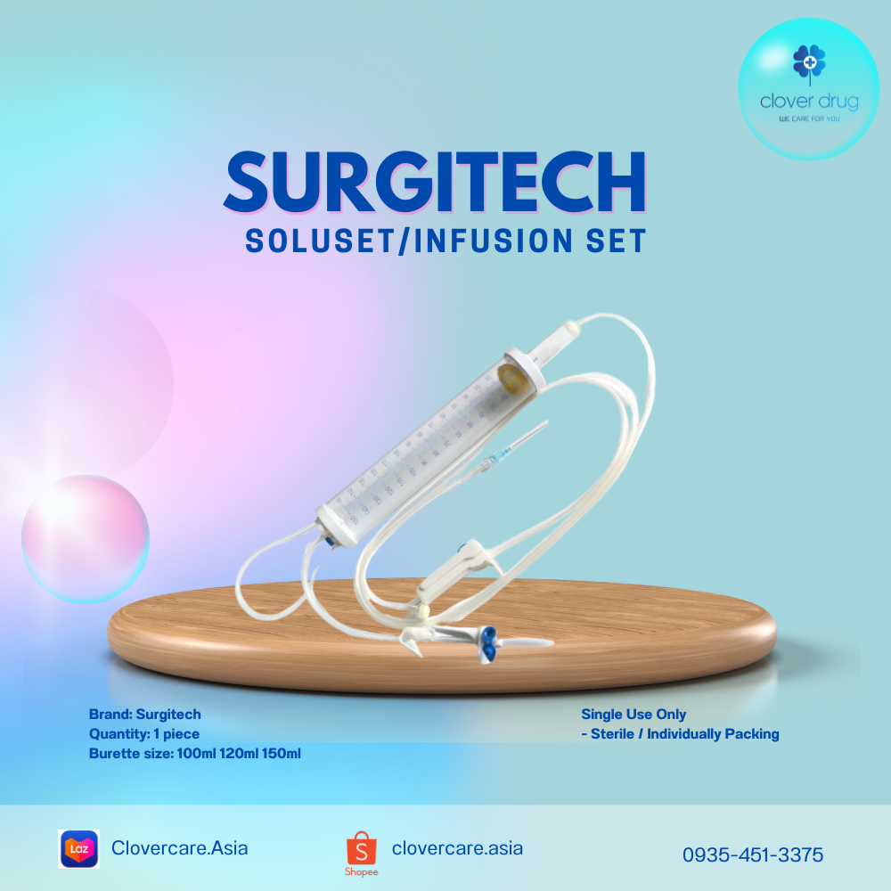 SURGITECH Soluset / Infusion Set with Burette ( Sold per piece ...