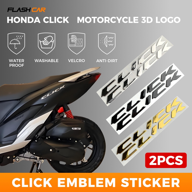 2pcs Honda Click Sticker For Motorcycle Waterproof Soft Universal ...