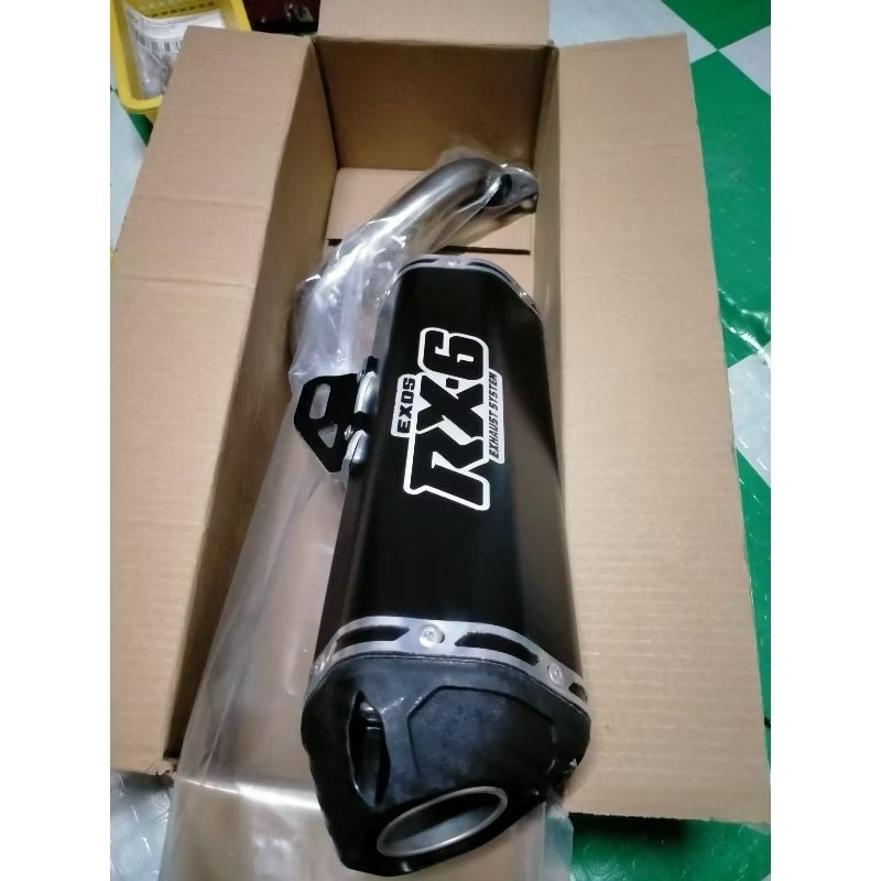 RX-6 EXOS PIPE CLICK/NMAX/AEROX/MIO/BEAT/BURGMAN/M3/PCX/ADV | Shopee ...