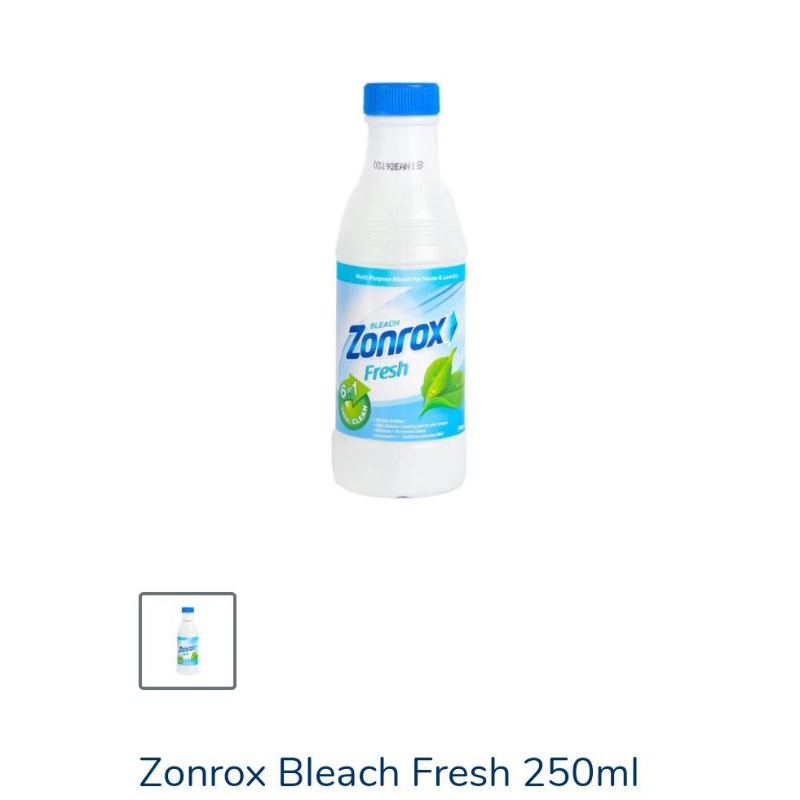 Sale!! Bleach Zonrox Fresh 250ml | Shopee Philippines