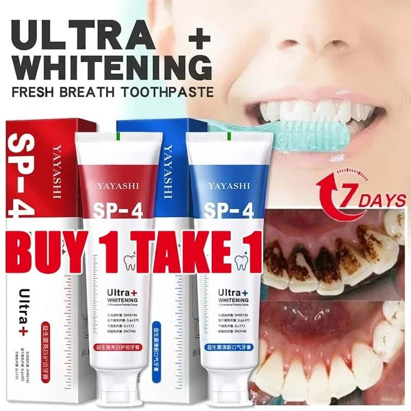 Toothpaste Whitening Teeth Probiotics Remove Plaque Stains Oral Odor ...