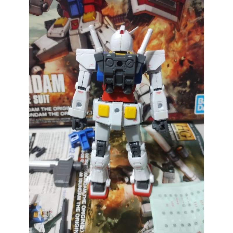 RX 78 2 Gundam Origin HG 1/144 ( BUILT ALREADY ) | Shopee Philippines