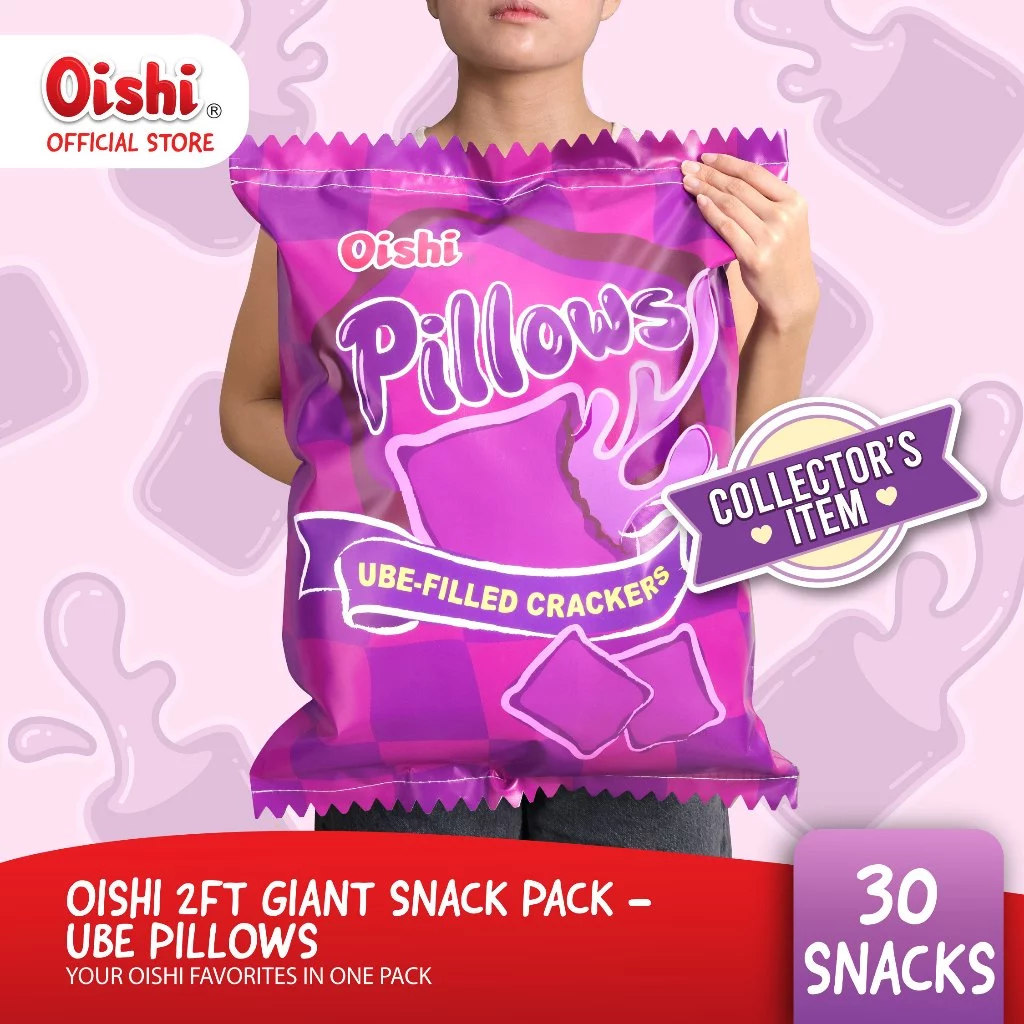 Oishi Giant Ube Pillows