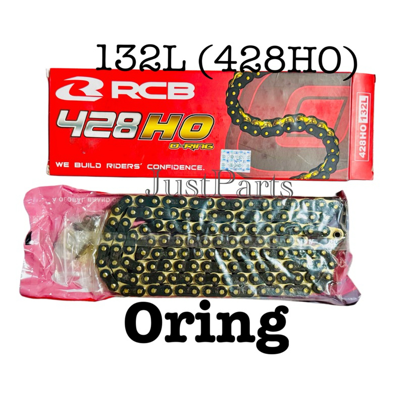 RCB CHAIN ROLLER ORING TYPE BLACK (GOLD) 415HO | 428HO | Shopee Philippines