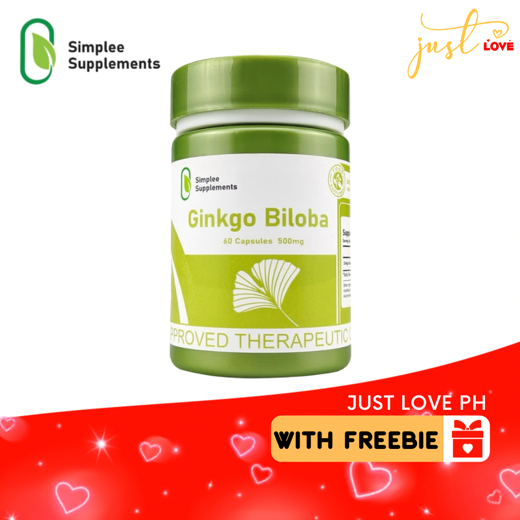 Simplee Ginkgo Biloba Capsule Supplement 60 grains | Shopee Philippines