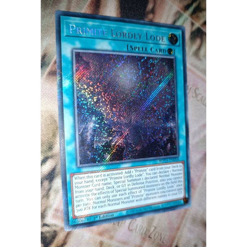 Yugioh! Primite Lordly Lode Rota-en058 Secret | Meses Sin Interés