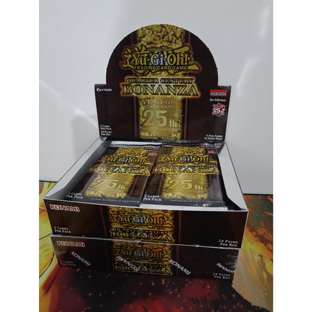Quarter Century Bonanza Booster Pack Ingles Yugioh Inglés Quarter