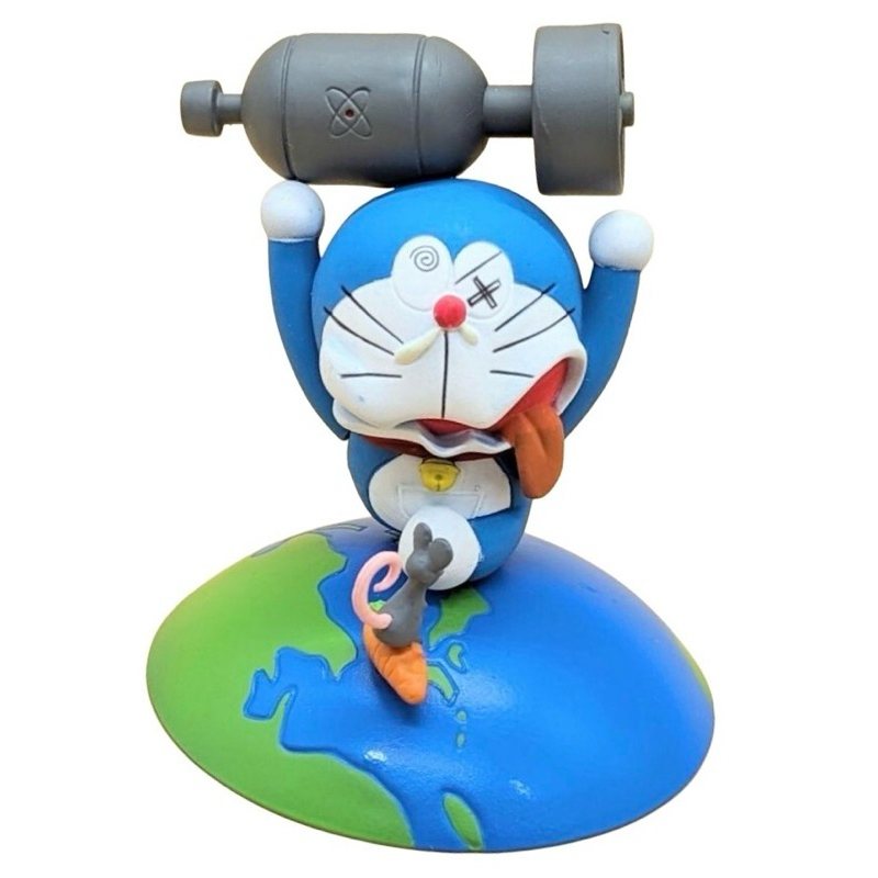 Doraemon Holding Earth Destroying Bomb Mini Diorama Figure by Epoch ...