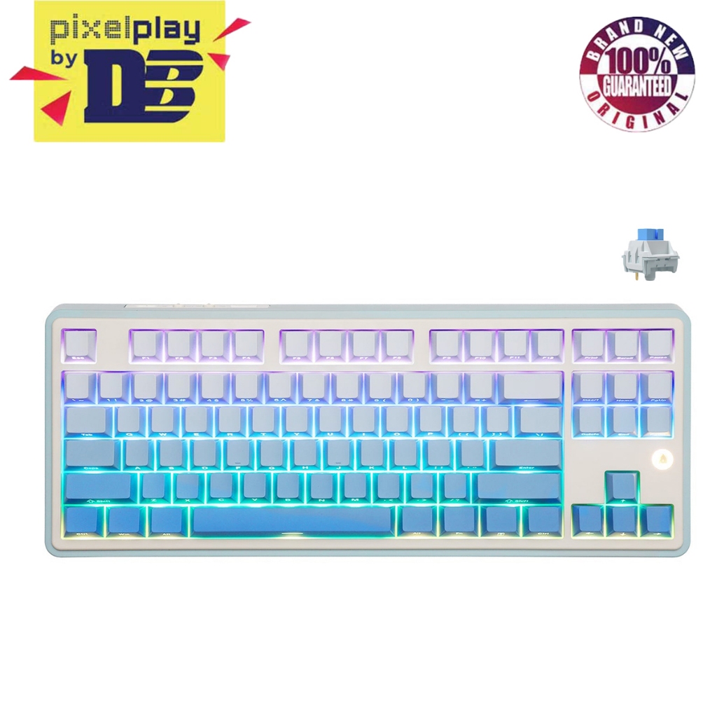 Ajazz AK870 RGB Tri-Mode 87-Keys TKL Gasket-mounted Hot Swappable ...