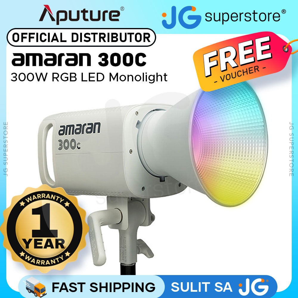 Aputure Amaran 300c / 150c RGB LED Monolight with Bowens S Mount - Gray ...