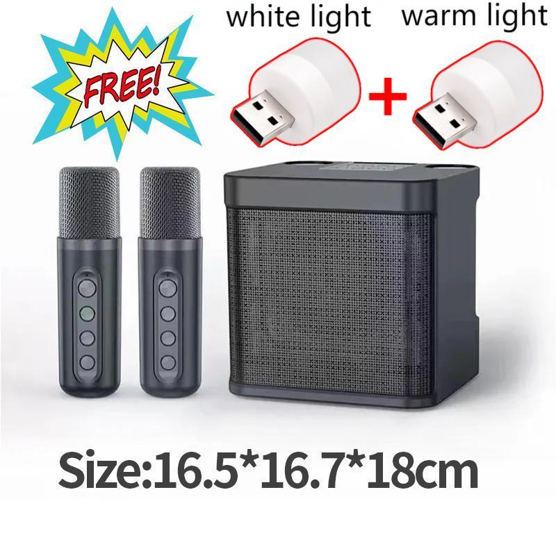 Wireless Karaoke Speaker with mic 3D Stereo Amplifier Speaker Dual ...