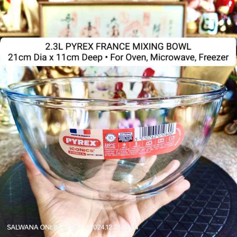 2.3L PYREX FRANCE MIXING BOWL (BRANDNEW) | Shopee Philippines