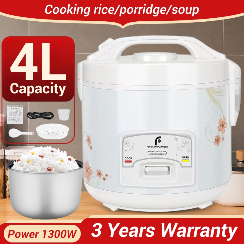 Accordmall Rice Cooker 1.5L/2L/3L/4L Large Capacity Multi-purpose Smart ...