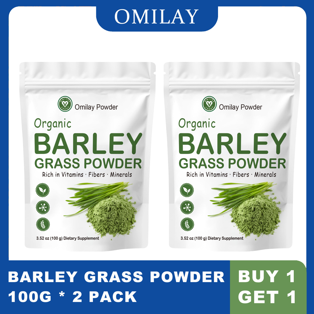 Omilay Pure Barley Grass Powder Original for Slimming Digestion Barley ...