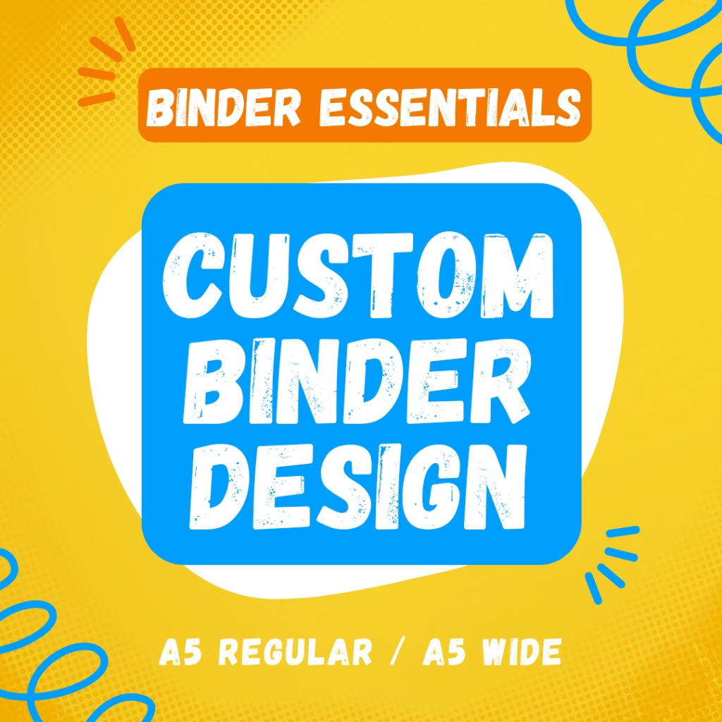 [CUSTOM REQUESTS] Binder Essentials: A5 Regular & Wide Binders | Shopee ...