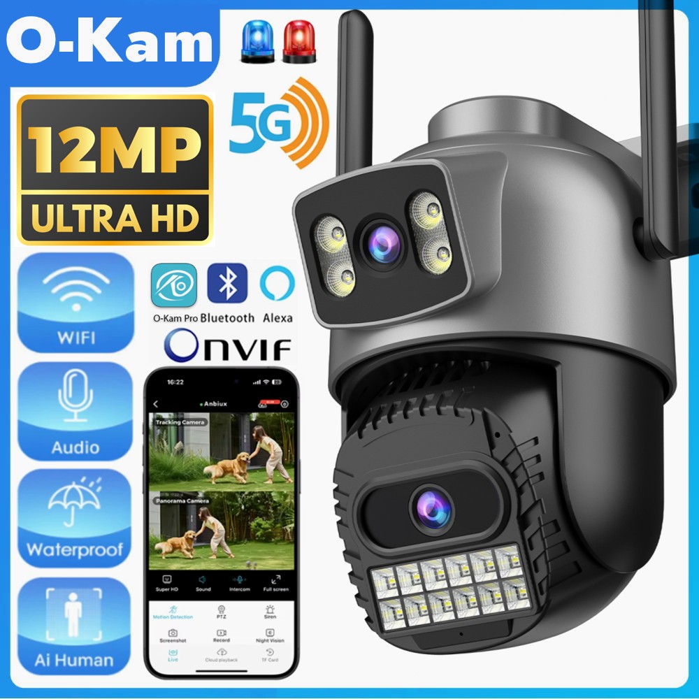 12MP WIFI IP Camera Connect To Phone Wireless Outdoor Waterproof ...