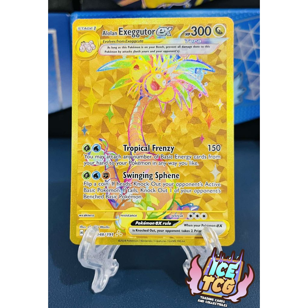 Alolan Exeggutor ex - 248/191 - Gold Secret Rare (SSP) | Shopee Philippines