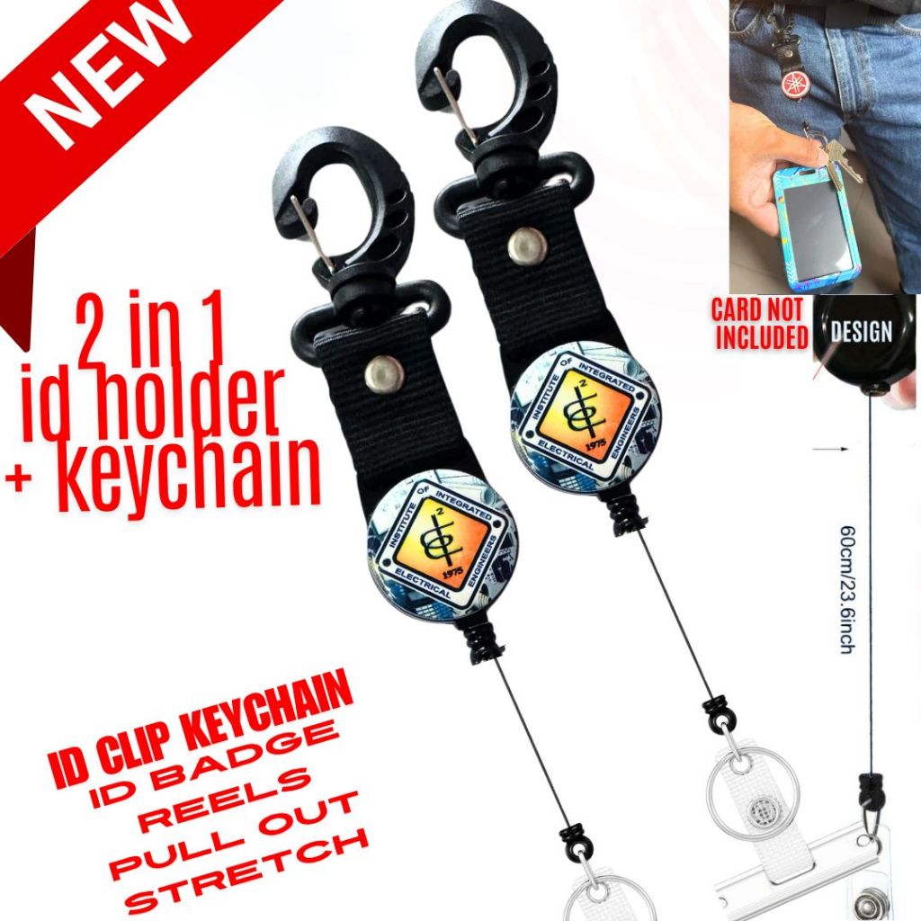 New IIEE Electrical Engineer 2in1 Id Holder Stretchable Retractable ...