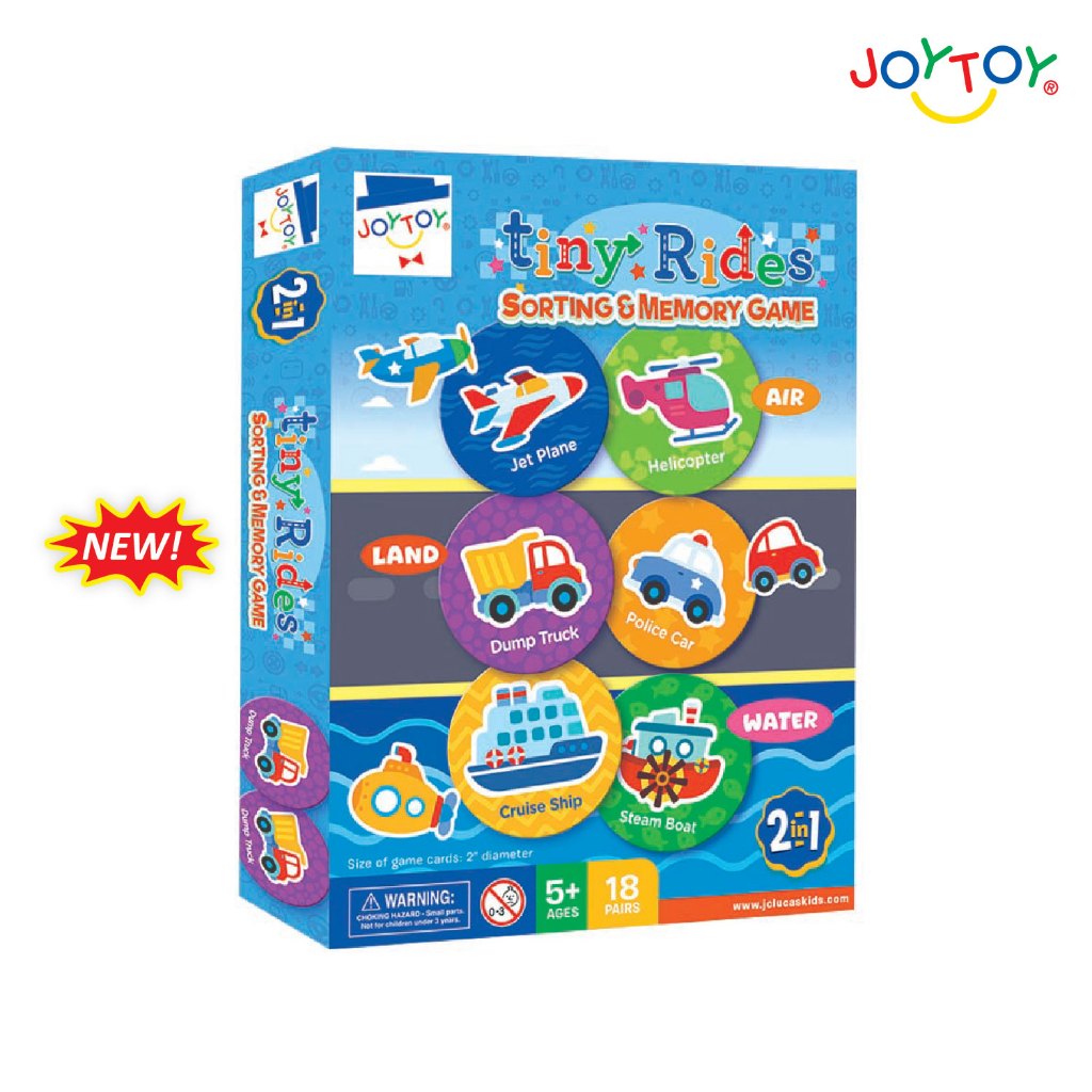 JOYTOY Tiny Rides Sorting Memory Game | Shopee Philippines
