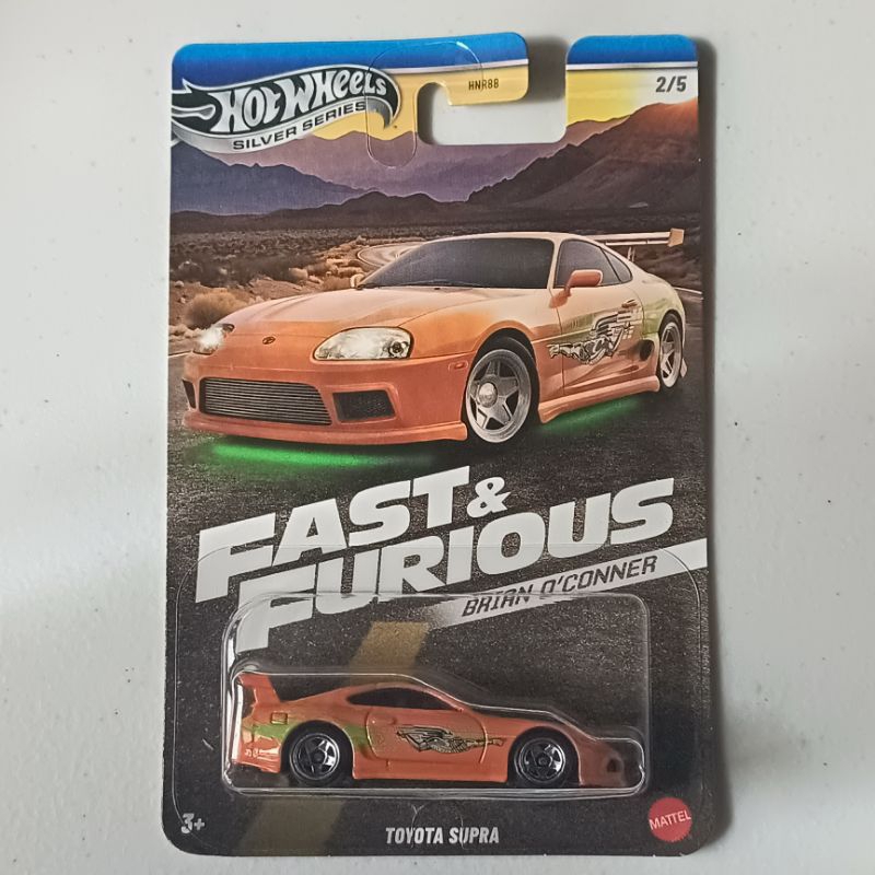 Hot Wheels Original Toyota Supra Fast & Furious Brian O'conner 