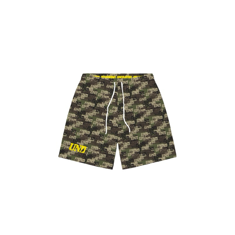 UNDRAFTED “LOGO CAMOU” BAGGY MESH SHORT | Shopee Philippines
