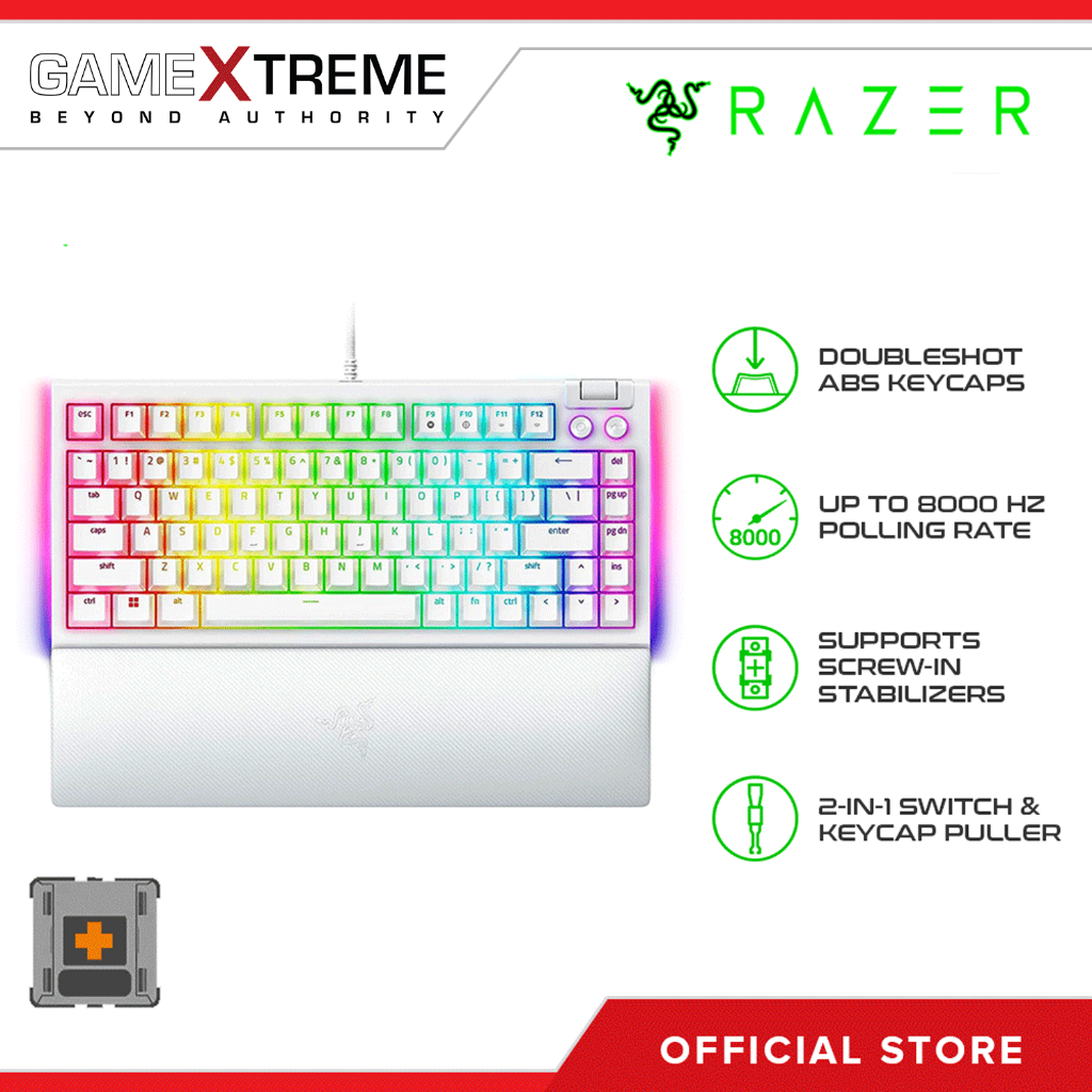 Razer BlackWidow V4 75% - Hot-swappable Mechanical Gaming Keyboard ...