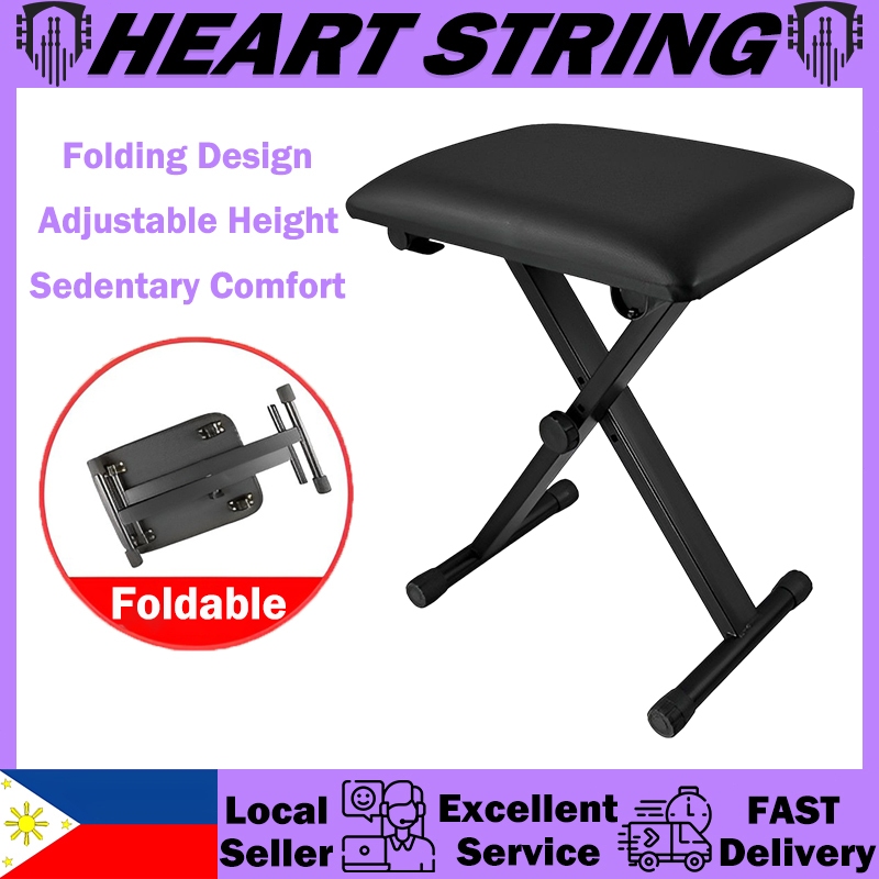Heart String Bench Piano Stool Guitar Stools Violin Chair X-style ...