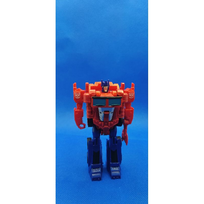 Transformers Cyberverse Action Attackers: Optimus Prime 1-Step Changer Action Figur, Einfache Transformation