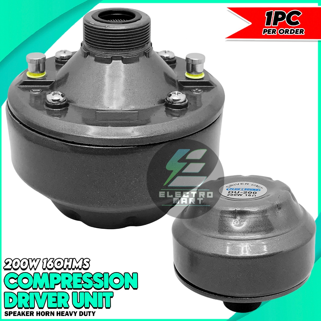 Compression Driver Unit For Speaker Horn Trompa 200W | Shopee Philippines
