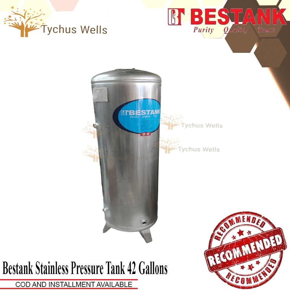 Bestank Original Stainless Pressure Tank 42 Gallons Gals | Shopee ...
