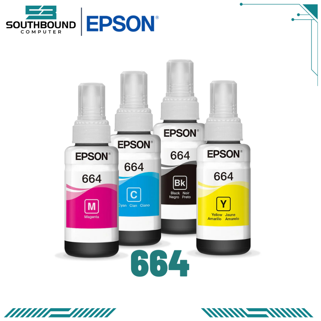 EPSON 664 INK FOR L1300, L200, L220, L300, L310, L350, L360, L365, L565 ...