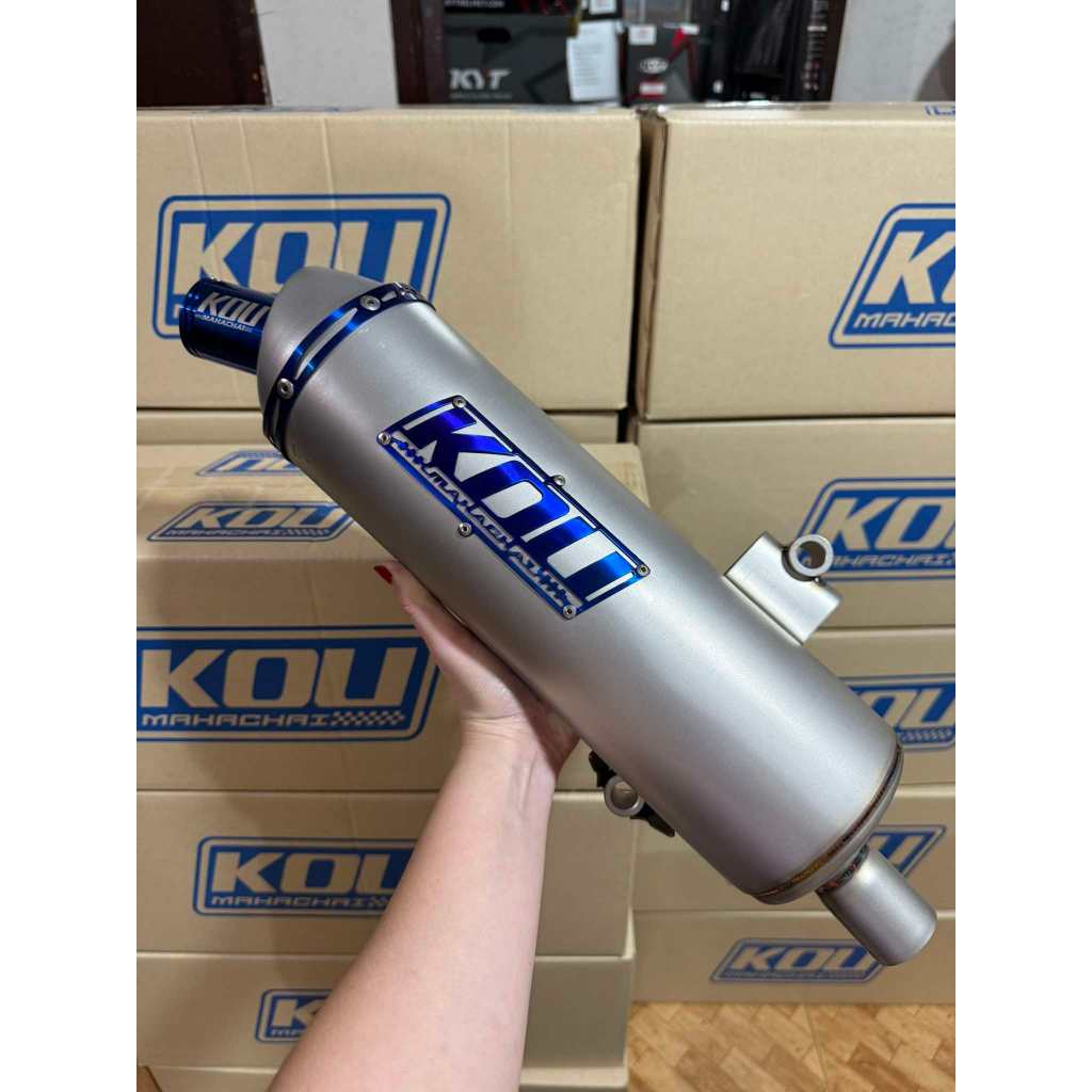 KOU POWERPIPE V4 FULL STAINLESS HONDA CLICK 125/150 | Shopee Philippines