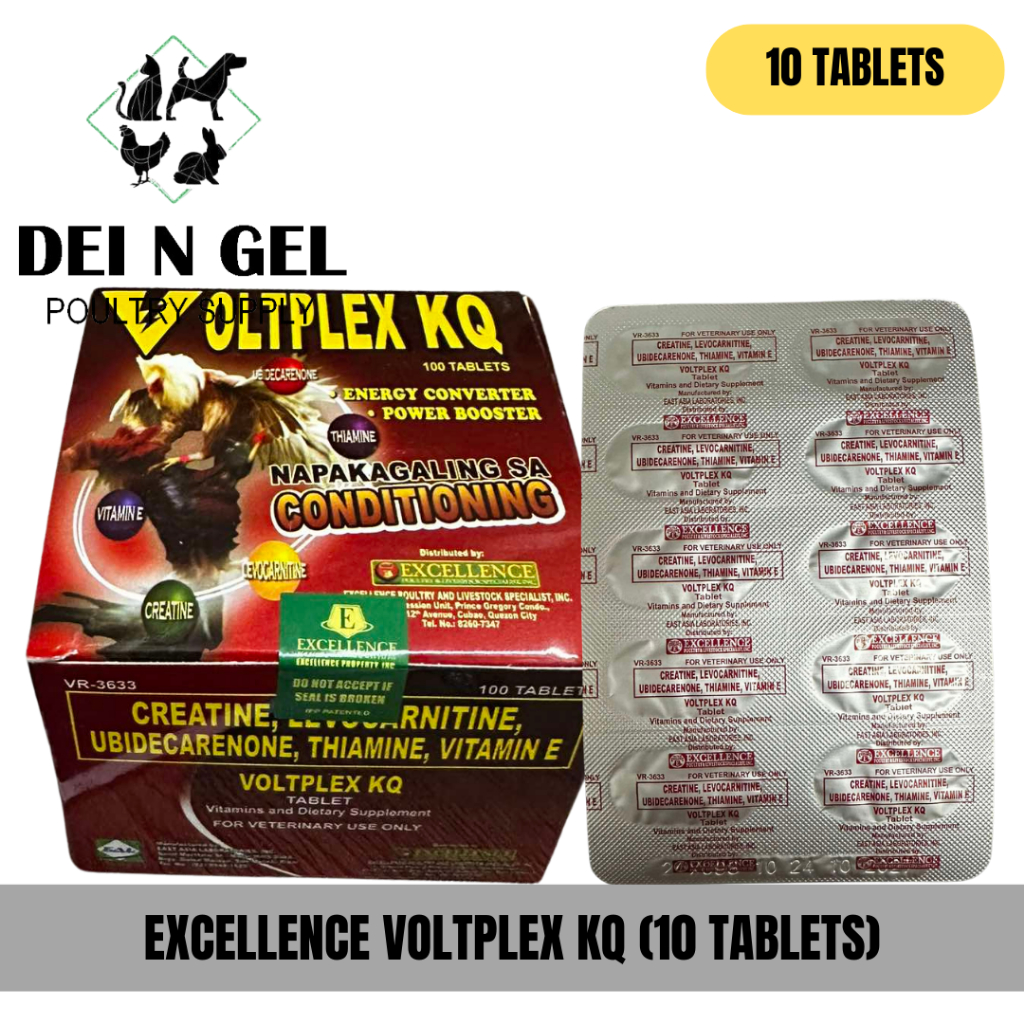 Voltplex KQ for Gamefowl (10 TABLETS) | Shopee Philippines